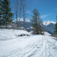 Joli terrain avec projet d’un chalet en résidence principale ## sur la piste de ski
